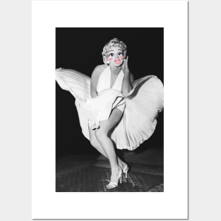 Kawaii Marilyn Monroe Posters and Art